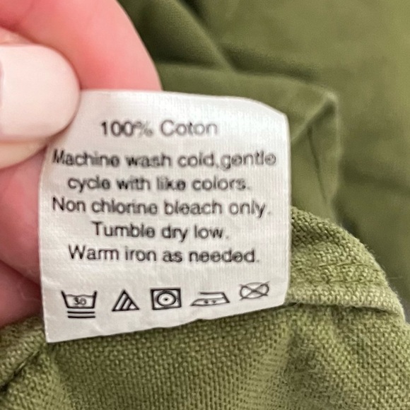 J. Crew Boy Fit Green Button down - Picture 2 of 3